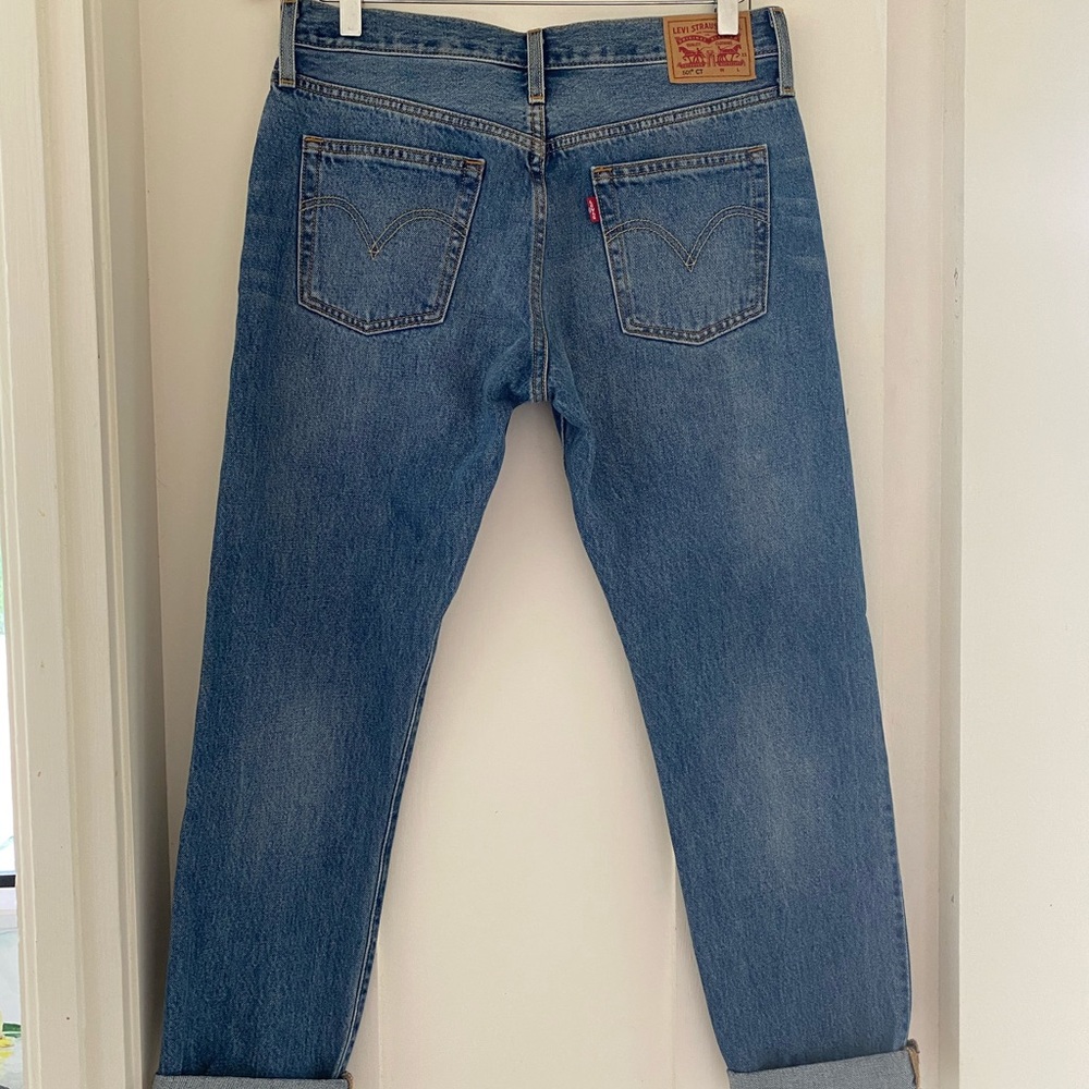 Levi’s 501 button fly with cherry embroidery - Picture 6 of 15